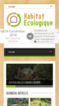 Mobile Screenshot of habitat-ecologique.net